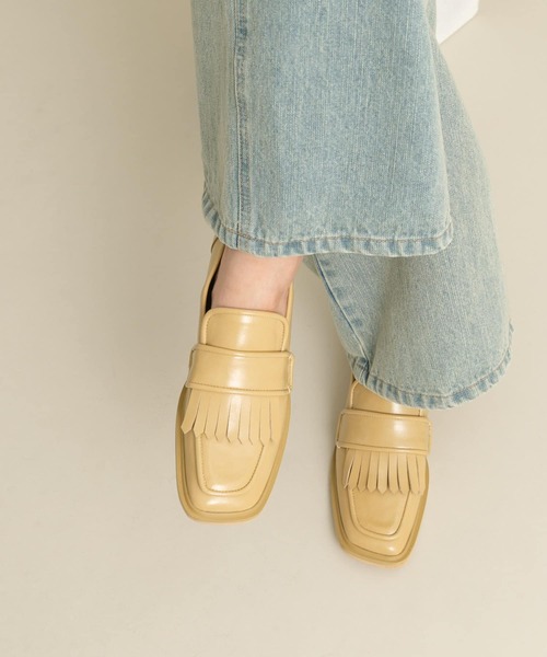 【セール】アシンメトリートゥタッセルローファー（ローファー）｜KBF（ケイビーエフ）