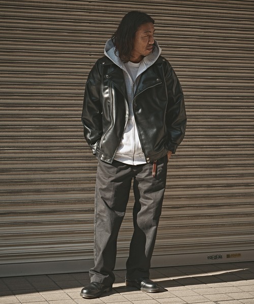 ライダース フェイクレザージャケット（ライダースジャケット）｜ALL