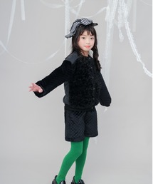 unica（ユニカ）の「ボアドッキングカーディガン（カーディガン/ボレロ・キッズ）」