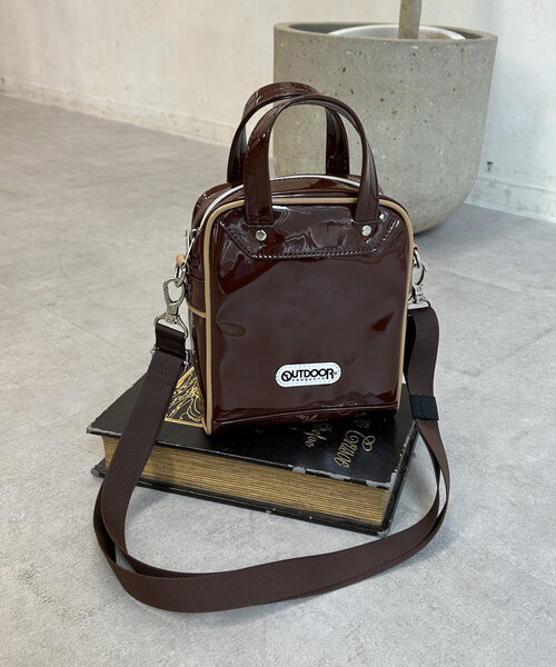 セール】エナメルミニショルダー（ショルダーバッグ）｜OUTDOOR