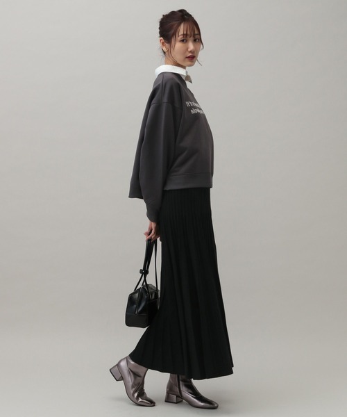 GLOBAL WORK（グローバルワーク）の「MATINEE LINE/なめらかニット
