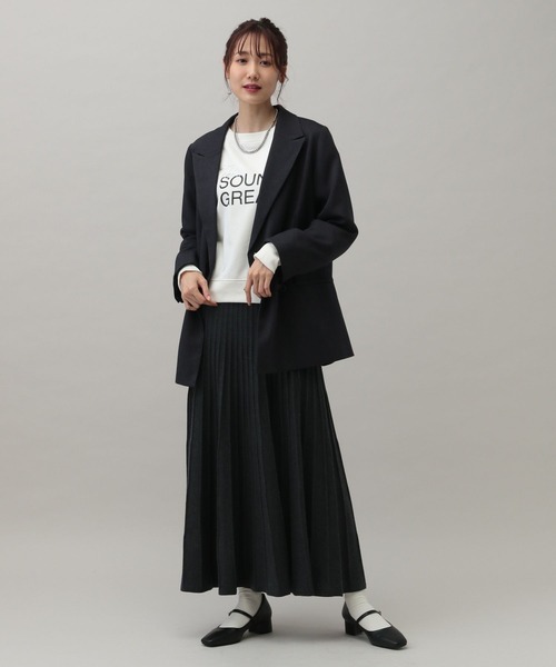 GLOBAL WORK（グローバルワーク）の「MATINEE LINE/なめらかニット