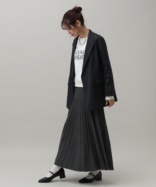 GLOBAL WORK（グローバルワーク）の「MATINEE LINE/なめらかニット