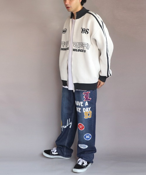 ８(eight)（エイト）の「ユニフォームニットトラッカー（その他アウター・メンズ・ブラック/オフホワイト/ネイビー・LARGE/MEDIUM）」の6枚目の写真