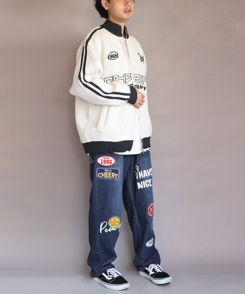 ８(eight)（エイト）の「ユニフォームニットトラッカー（その他アウター・メンズ・ブラック/オフホワイト/ネイビー・LARGE/MEDIUM）」の7枚目の写真