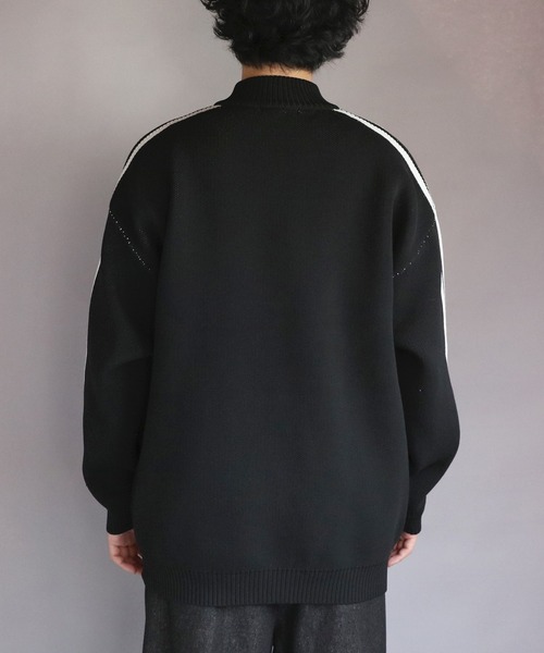 ８(eight)（エイト）の「ユニフォームニットトラッカー（その他アウター・メンズ・ブラック/オフホワイト/ネイビー・LARGE/MEDIUM）」の21枚目の写真