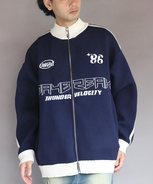 ８(eight)（エイト）の「ユニフォームニットトラッカー（その他アウター・メンズ・ブラック/オフホワイト/ネイビー・LARGE/MEDIUM）」の11枚目の写真