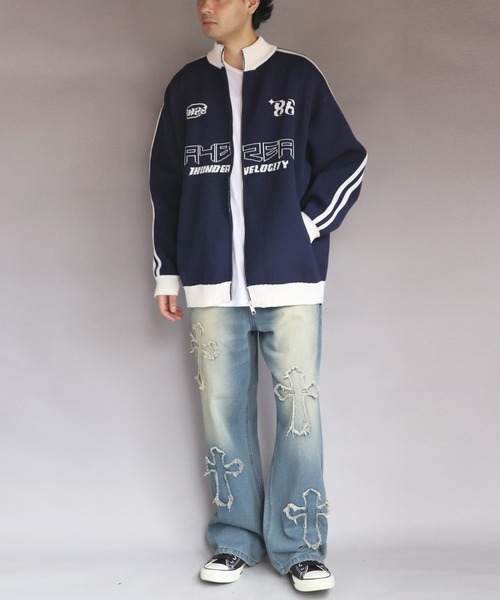 ８(eight)（エイト）の「ユニフォームニットトラッカー（その他アウター・メンズ・ブラック/オフホワイト/ネイビー・LARGE/MEDIUM）」の18枚目の写真