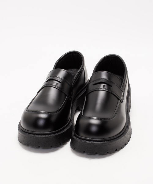 SVEC（シュベック）の「厚底 コインローファー / スリッポン（ローファー・レディース・ブラック・42/41/40/39/38/37/46/45/44/43）」の11枚目の写真