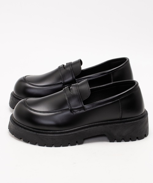 SVEC（シュベック）の「厚底 コインローファー / スリッポン（ローファー・レディース・ブラック・42/41/40/39/38/37/46/45/44/43）」の13枚目の写真