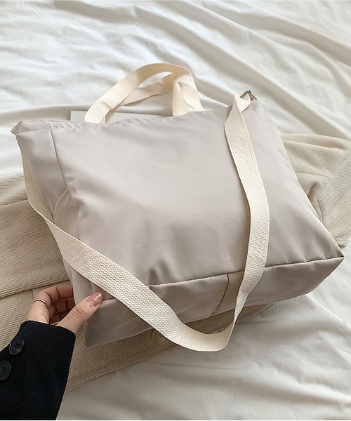TABI PAL(タビパル)の「アウトポケット付き ショルダーバッグ(ショルダーバッグ・レディース・ブラック/Off White/ブルー/グリーン・FREE)」の17枚目の写真