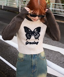 WEGO/フラッフィーラグランちびニット
