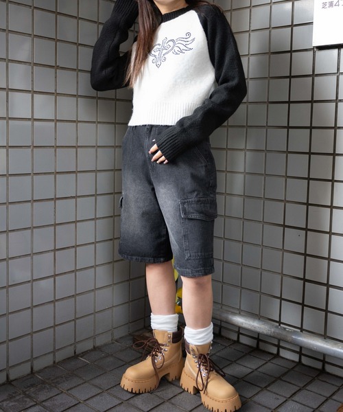 WEGO（ウィゴー）の「WEGO/フラッフィーラグランちびニット（ニット/セーター・レディース・その他2/その他1/ホワイト・FREE）」の15枚目の写真