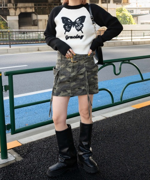 WEGO（ウィゴー）の「WEGO/フラッフィーラグランちびニット（ニット/セーター・レディース・その他2/その他1/ホワイト・FREE）」の19枚目の写真