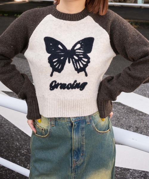 WEGO（ウィゴー）の「WEGO/フラッフィーラグランちびニット（ニット/セーター・レディース・その他2/その他1/ホワイト・FREE）」の22枚目の写真