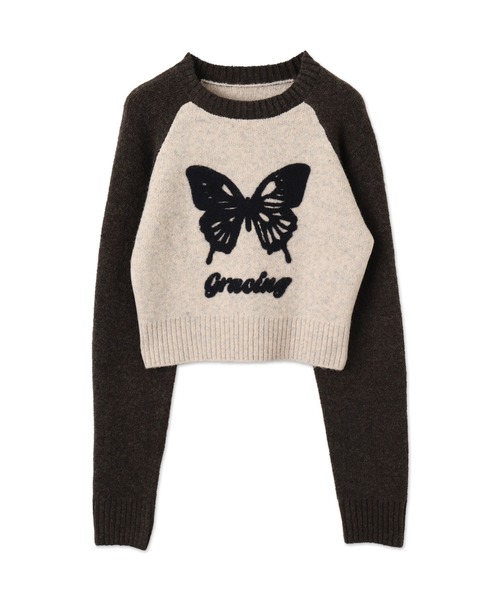 WEGO（ウィゴー）の「WEGO/フラッフィーラグランちびニット（ニット/セーター・レディース・その他2/その他1/ホワイト・FREE）」の5枚目の写真