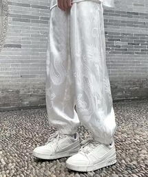 SEN TOKYO（セントーキョー）の「チャイナデザインイージーパンツ 総柄（スラックス）」