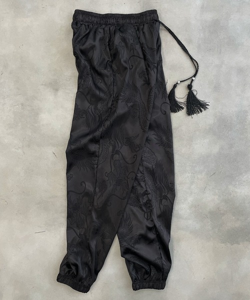 SEN TOKYO(セントーキョー)の「チャイナデザインイージーパンツ 総柄(スラックス・メンズ・ブラック/ホワイト・M/L)」の21枚目の写真