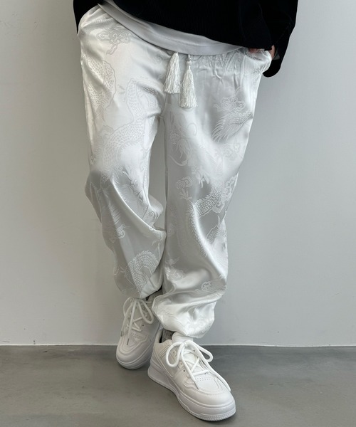 坂本 極美品！定価約7万円マークアンドロナイージーパンツ46 SAINT Mxxxxxx × BAPE® セントマイケル × ベイプ SS24 TRACK PNT
