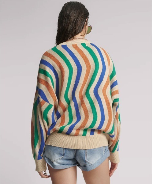One Tea spoon(ワンティースプーン)の「ACID TRIP KNITTED SWEATER(ニット/セーター・レディース・マルチ・SMALL/X-SMALL)」の5枚目の写真