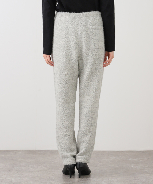 VERMEIL par iena（ヴェルメイユパーイエナ）の「《WEB・一部店舗限定》アルパカ混ループパンツ（その他パンツ・レディース・ホワイト/ライトグレー・FREE）」の22枚目の写真