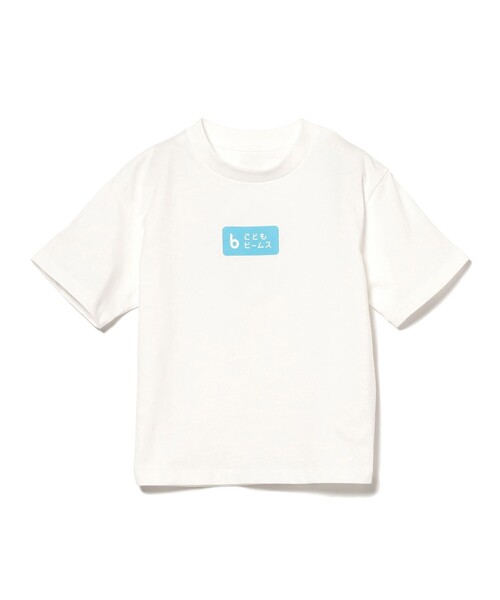 こども ビームス（コドモビームス）の「kodomo ロゴ プリント Tシャツ 2025SS（100～140cm）（Tシャツ/カットソー・キッズ・サックスブルー/イエロー/オフホワイト・140/130/120/110/100）」の9枚目の写真