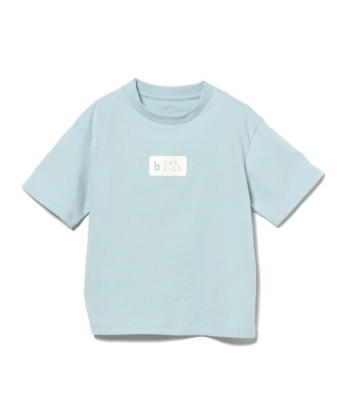 こども ビームス（コドモビームス）の「kodomo ロゴ プリント Tシャツ 2025SS（100～140cm）（Tシャツ/カットソー・キッズ・サックスブルー/イエロー/オフホワイト・140/130/120/110/100）」の15枚目の写真