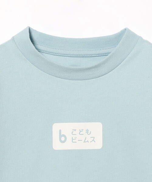 こども ビームス（コドモビームス）の「kodomo ロゴ プリント Tシャツ 2025SS（100～140cm）（Tシャツ/カットソー・キッズ・サックスブルー/イエロー/オフホワイト・140/130/120/110/100）」の16枚目の写真