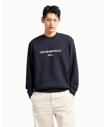 EMPORIO ARMANI | 【エンポリオ アルマーニ】スウェットシャツ ダブルジャージー ロゴ刺繍(スウェット)