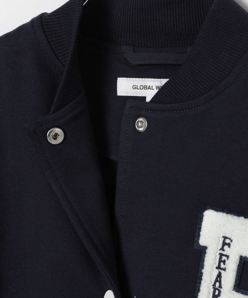 GLOBAL WORK（グローバルワーク）の「乾きやすいスタジャン/T/286176（スタジャン・キッズ・グレイッシュベージュ/ネイビー・100cm/110cm/120cm）」の6枚目の写真