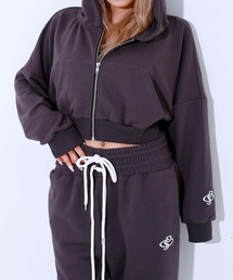 PINKY SHAKE（ピンキーシェイク）の「fog short hoodie（パーカー）」