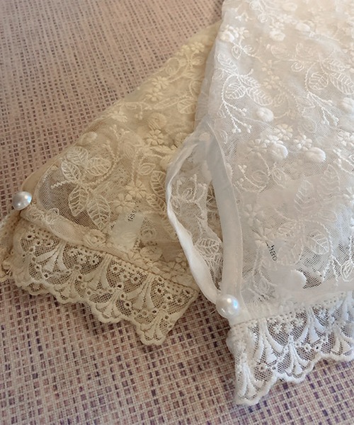 Lace Ladies(レースレディース)の「シアー 花柄 レース ハイネック ブラウス(その他トップス・レディース・ホワイト/アイボリー・XL/M/S)」の11枚目の写真