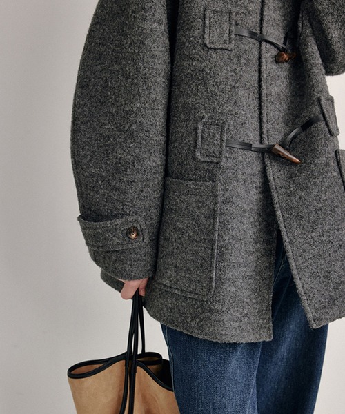 ウールミドル丈ダッフルコート FD24W448【Fano Studios】【2025AW