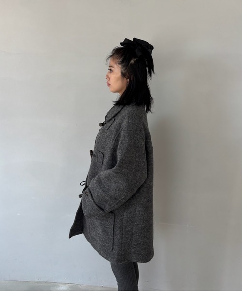 ウールミドル丈ダッフルコート FD24W448【Fano Studios】【2025AW