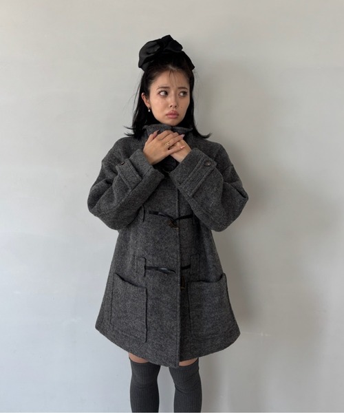 ウールミドル丈ダッフルコート FD24W448【Fano Studios】【2025AW