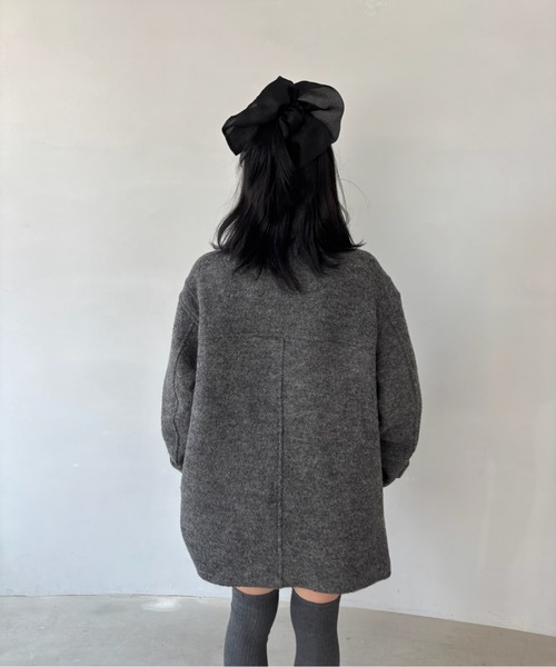 ウールミドル丈ダッフルコート FD24W448【Fano Studios】【2025AW