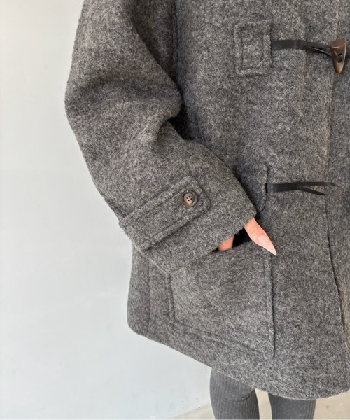 ウールミドル丈ダッフルコート FD24W448【Fano Studios】【2025AW