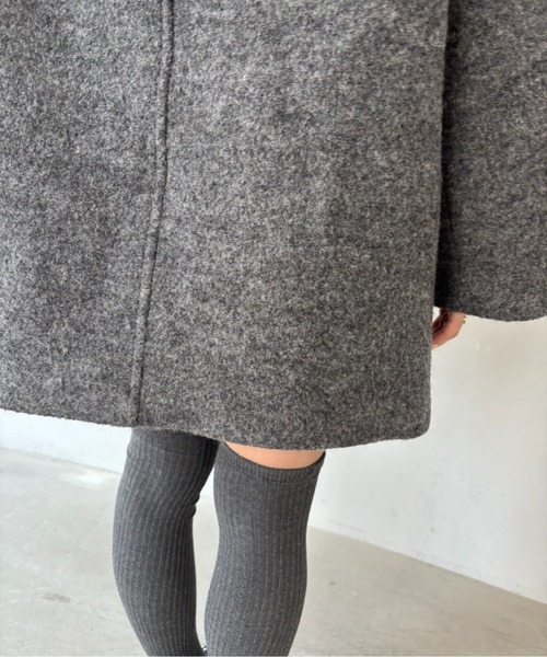 ウールミドル丈ダッフルコート FD24W448【Fano Studios】【2025AW