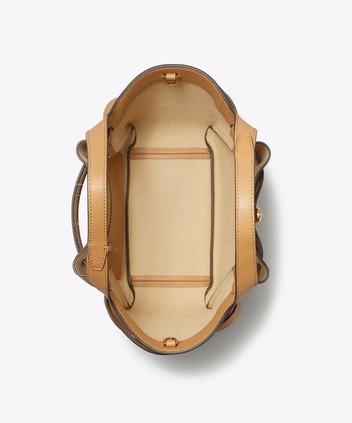 TORY BURCH(トリーバーチ)の「ロミー スモールトートバッグ(ハンドバッグ・レディース・クリーム/ブラック/ブラウン/ライトグレー/モカ/ベージュ/ライトブルー・ONE SIZE)」の14枚目の写真