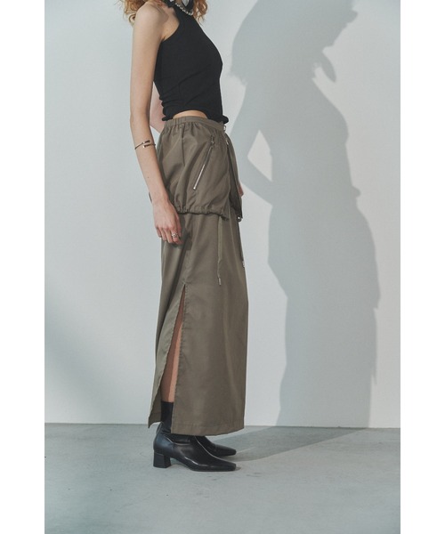 Solace（ソレイス）の「2WAYレイヤードロングスカート（スカート・レディース・ブラック/グレー・FREE）」の17枚目の写真