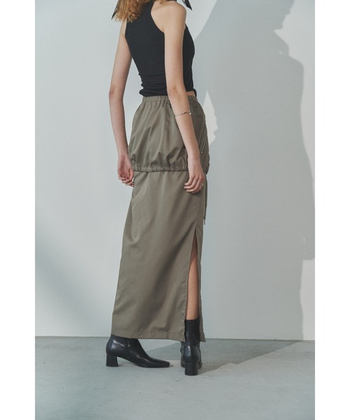 Solace（ソレイス）の「2WAYレイヤードロングスカート（スカート・レディース・ブラック/グレー・FREE）」の18枚目の写真