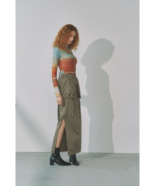 【関税込み】Silk Laundry ロングスカート LONG BIAS CUT SKIRT LILAC