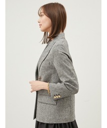 Mila Owen（ミラオーウェン）の「金釦ダブルブレストツイードブレザー