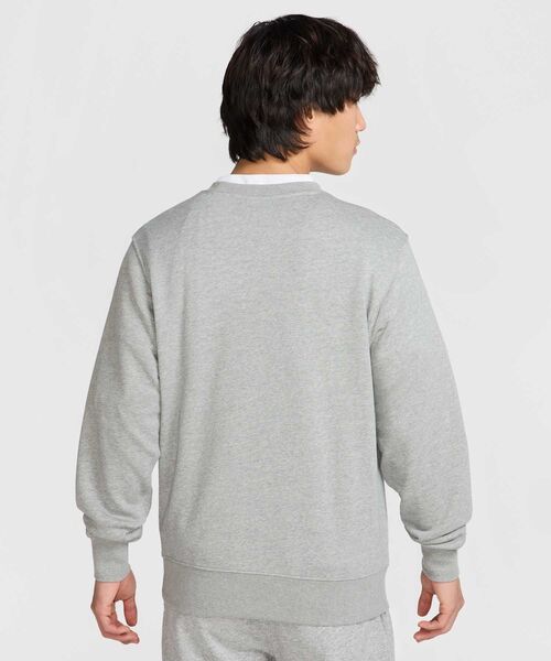 NIKE(ナイキ)の「ナイキ クラブ メンズ フレンチ テリー クルー / Nike Club Men's French Terry Crew FN3889-063 Dark Grey Heather(スウェット・メンズ・グレー系その他・2XL/L/M/S/XL)」の5枚目の写真