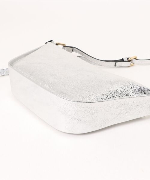 MARCO BIANCHINI（マルコビアンチーニ）の「【MARCO BIANCHINI】イタリアンレザー ショルダーバッグ 24062（ショルダーバッグ・レディース・シルバー/ブラック・FREE）」の6枚目の写真