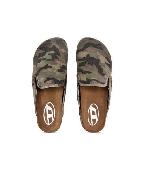 国内直営【DIESEL】d-woodstock ml w ミュール 送料込 D-WOODSTOCK SLIP-ON D-Woodstock-Denim mules｜ブルー｜メンズ