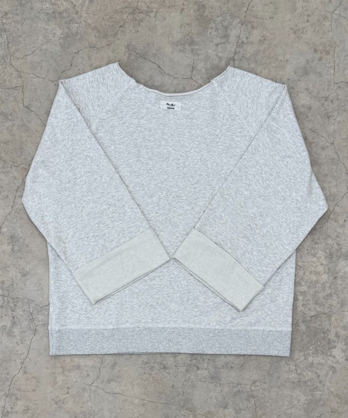 MIRROR STOKE(ミラーストーク)の「≪WEB限定≫【新色追加】SWEAT LOOSE PULLOVER/スウェットルーズプルオーバー(Tシャツ/カットソー・レディース・ピンク/イエロー/アイボリー/グレー/ブラウン/ネイビー・MEDIUM)」の9枚目の写真
