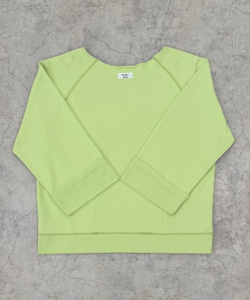 MIRROR STOKE(ミラーストーク)の「≪WEB限定≫【新色追加】SWEAT LOOSE PULLOVER/スウェットルーズプルオーバー(Tシャツ/カットソー・レディース・ピンク/イエロー/アイボリー/グレー/ブラウン/ネイビー・MEDIUM)」の10枚目の写真