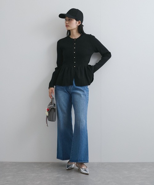 VIS（ビス）の「バックリボンツイルCAP（キャップ・レディース・ブラック/キナリ/ベージュ・FREE）」の4枚目の写真