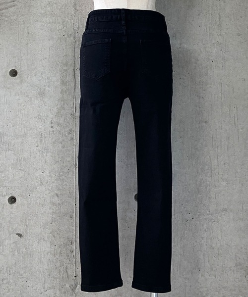 meJane（ミージェーン）の「ストレッチ スキニーパンツ（デニムパンツ・レディース・ブラック/インディゴブルー/スミクロ・S/M/L）」の7枚目の写真